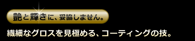 �@�ׂȃO���X�����ɂ߂�A�R�[�e�B���O�̋Z